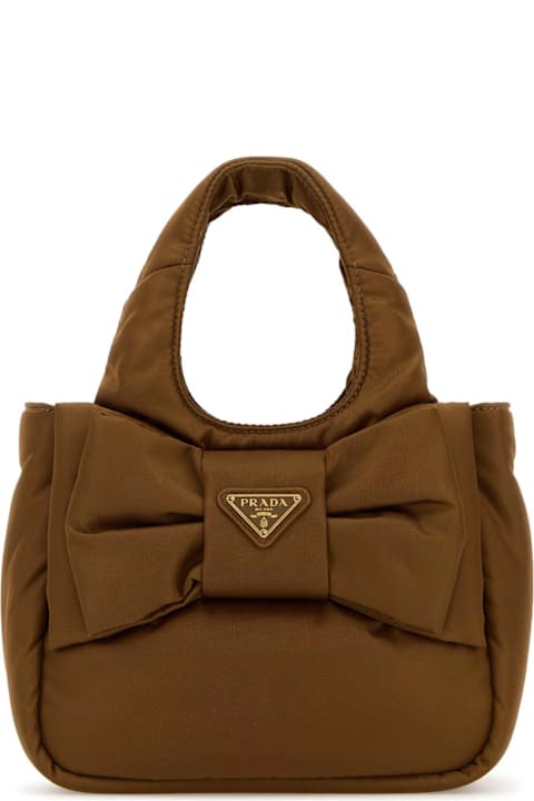 Prada Caramel Re-nylon Mini Handbag