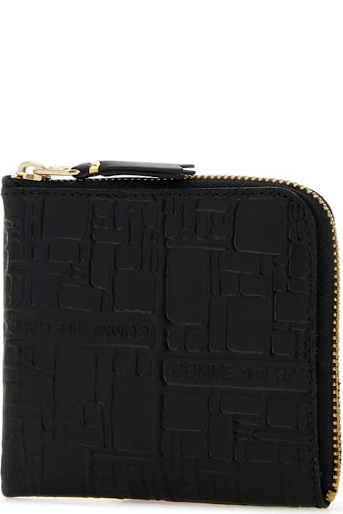 Comme des Garçons Black Leather Card Holder