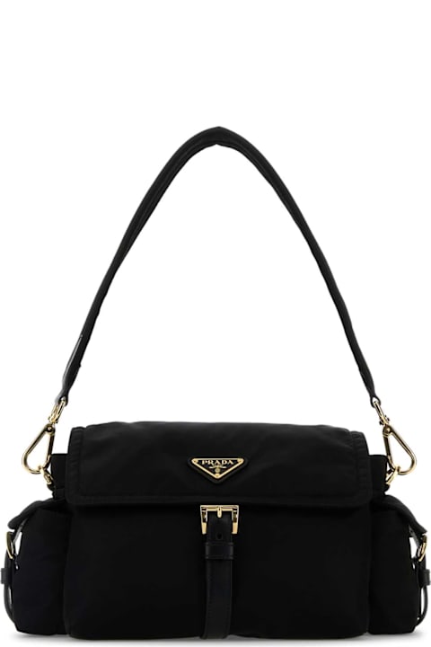 Prada Black Re-nylon Shoulder Bag